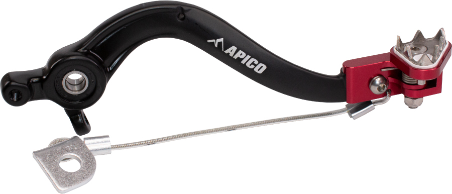 BRAKE PEDAL KTM / HUSKY / GAS SX85 18-23, TC85 18-23, MC85 21-23 BK / RD (R) APICO 