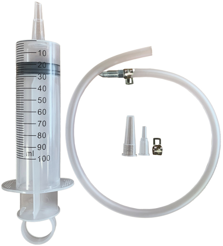 BRAKE BLEEDER KIT WITH 100ML SYRINGE APICO 