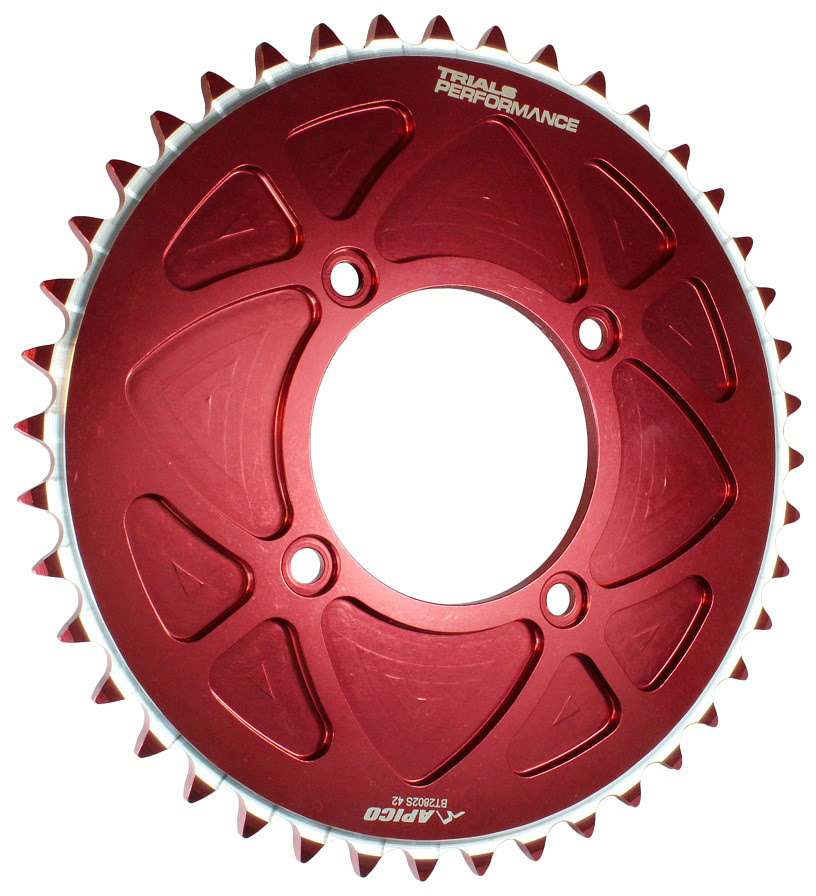 SPROCKET REAR TRIAL SOLID BETA, SCORPA, SHERCO, GAS-GAS, 4RT, VERTIGO, TRS 02-24 (R) 48T RD APICO 