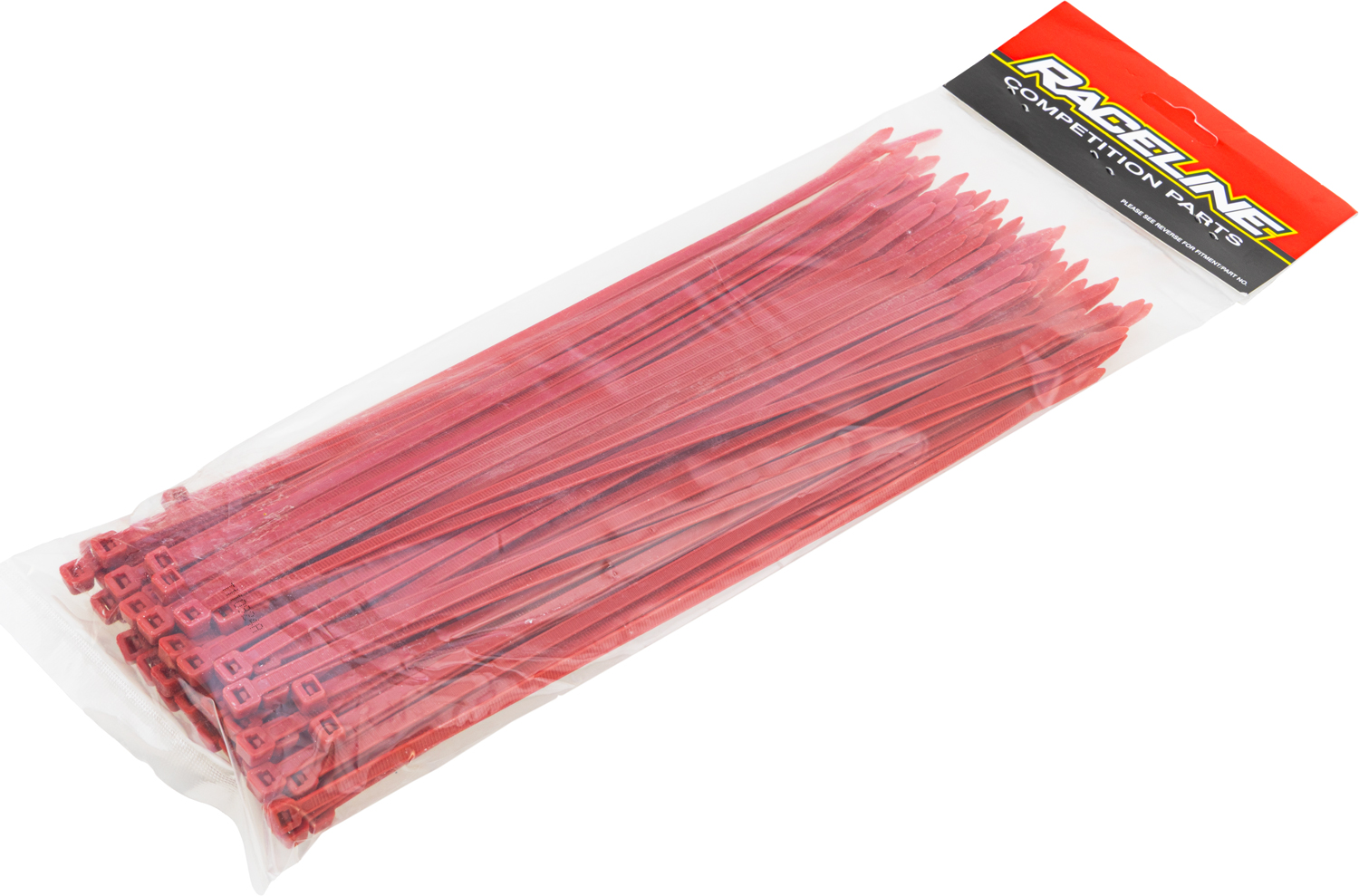 Abraçadeiras de fivela 300x4.8mm Vermelhas 100un APICO 