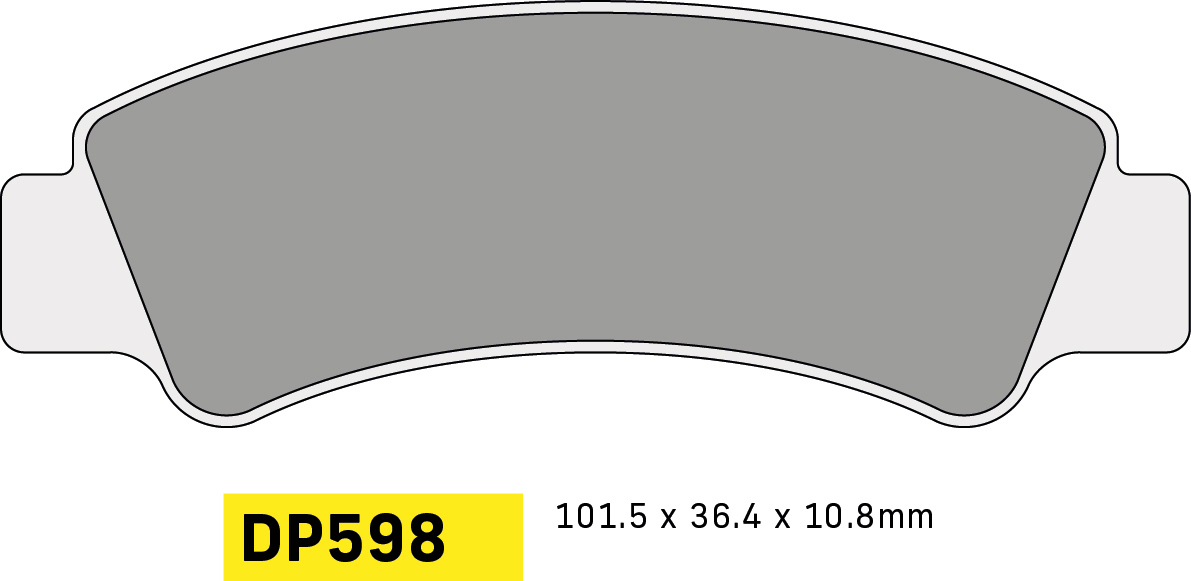 Sintered Brake Pads (SDP PRO-MX) DP BRAKES 