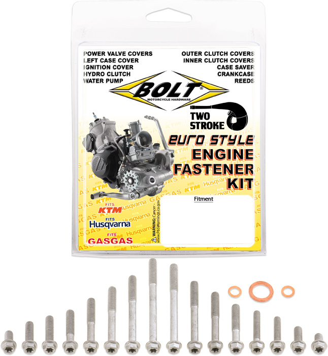 Kit de Parafusos de Motor BOLT BOLT MOTORCYCLE HARDWARE 