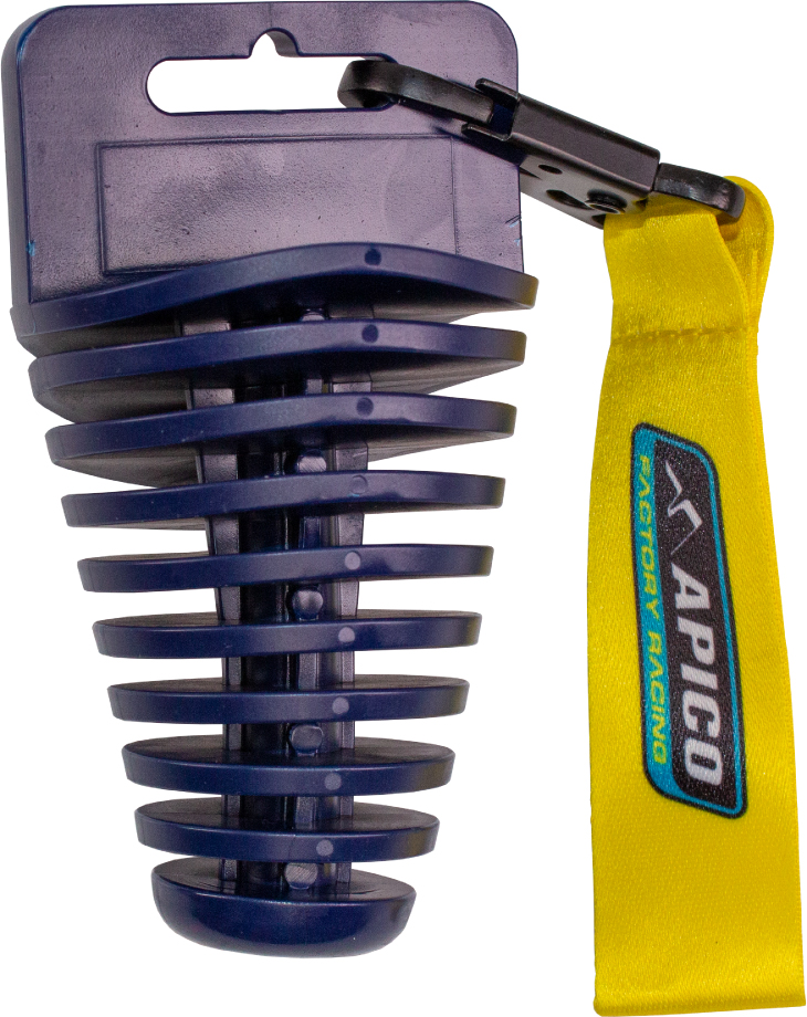 EXHAUST PLUG 4-STROKE WITH LANYARD DARK BLUE APICO 