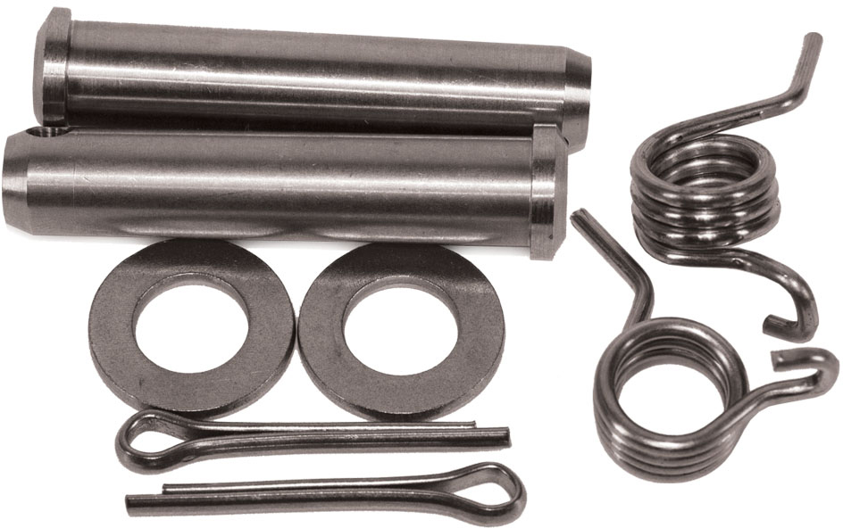 FOOT PEG PIN & SPRING SET HONDA CR125-250 02-07, CRF250R / X / RX 04-22, CR450R / X / RX 02-22 (R) APICO 