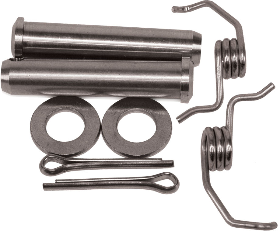 FOOT PEG PIN & SPRING SET KAWASAKI KX125-250 91-96, KX500 88-04 (R) APICO 