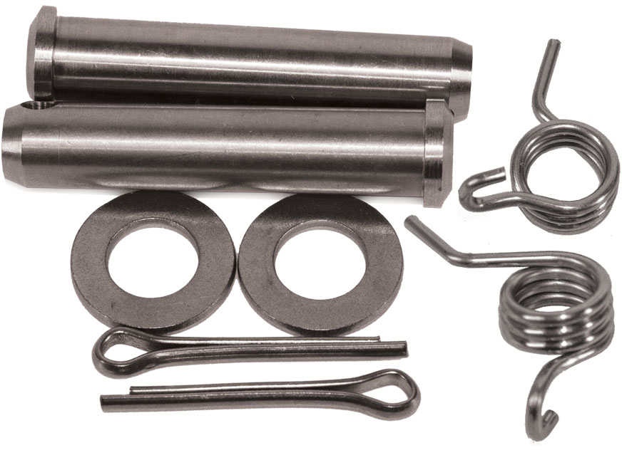 FOOT PEG PIN & SPRING SET KAWASAKI KX250F 09-22, KX450F 09-22, KX250XC / 450XC 21-22 (R) APICO 