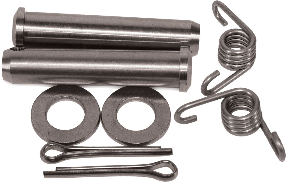 FOOT PEG PIN & SPRING SET KTM / HQV / GAS / BETA / SHERCO SX-SX-F 98-15, EXC / EXC-F 98-16 (R) APICO 