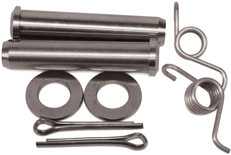 FOOT PEG PIN & SPRING SET KTM / HQV / GAS SX / TC / MC85 18-23, SX-SX-F 16-22, EXC-EXC-F 17-23 (R) APICO 