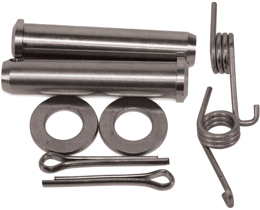 FOOT PEG PIN & SPRING SET SUZUKI RM125-250 92-02, RMX250 89-99, DR-Z400 00-20 (R) APICO 