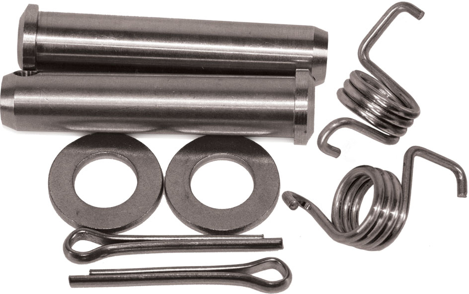 FOOT PEG PIN & SPRING SET YAMAHA YZ65-250 97-23, YZ / WR250F 01-23, YZ450F 03-22, WR450F 03-23 (R) APICO 