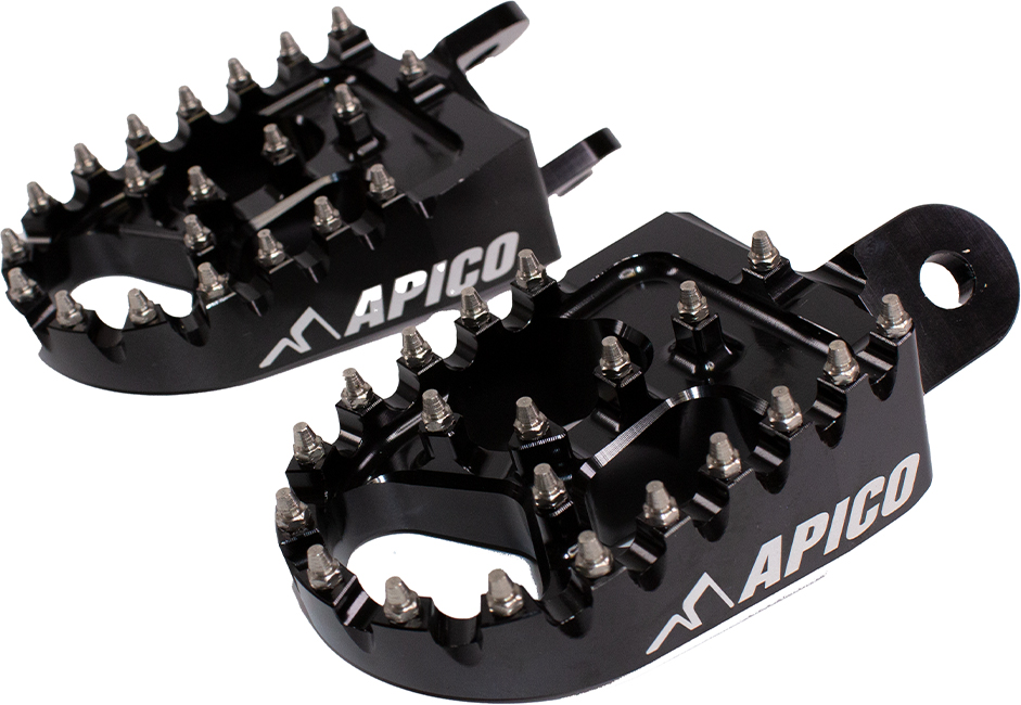 FOOT PEG XTREME HONDA CR80 / 85 96-07, XR400-650 96-21 BLACK APICO 