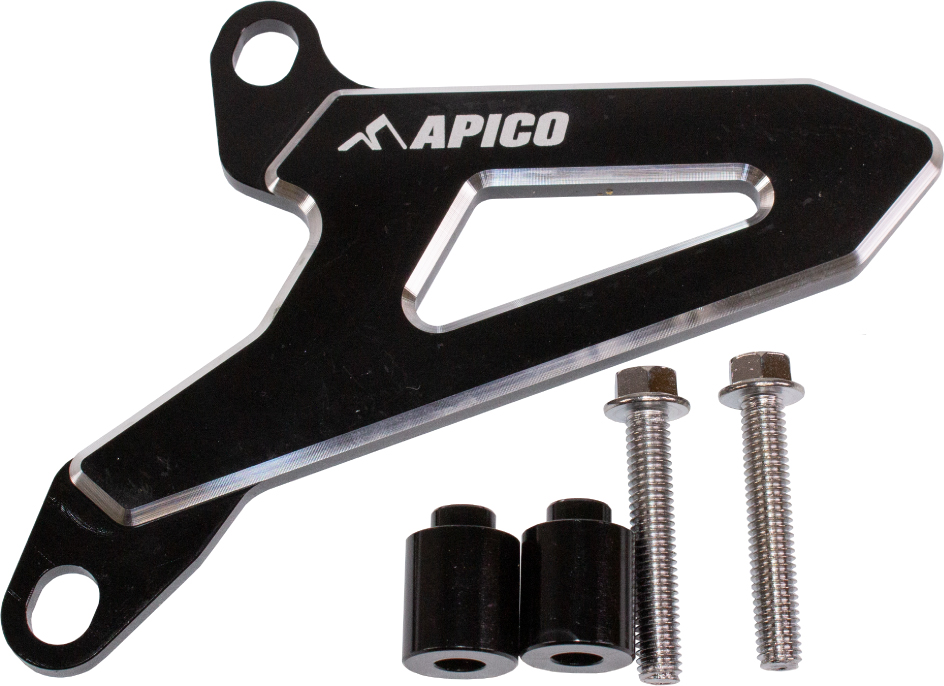 FRONT SPROCKET COVER SUZUKI RM125 96-08, RM250 01-08 BLACK APICO 