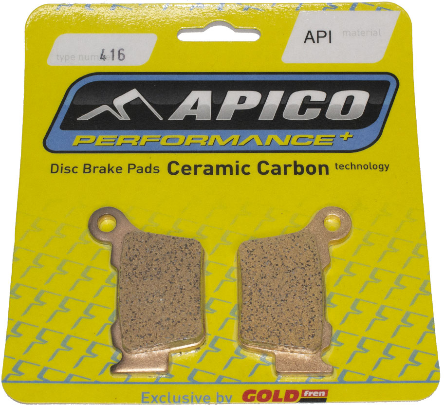 BRAKE PADS K1 KTM / HQV / GAS SX / TC / MC65 FRONT & REAR 2023 APICO 