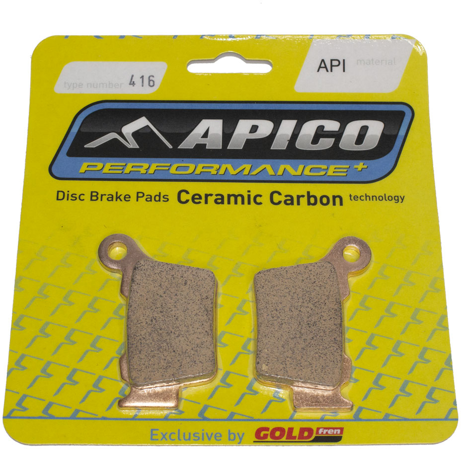 BRAKE PADS 416 KTM / HQV / GAS SX / TC / MC65 FRONT & REAR 23- APICO 