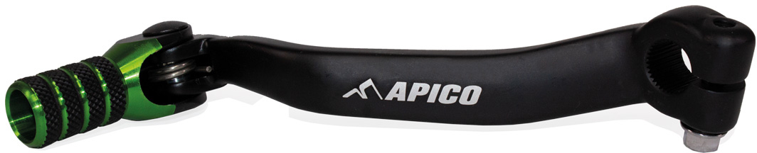 GEAR PEDAL ELITE KAWASAKI KX125 03-08 BLACK / GREEN APICO 