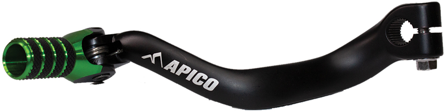 GEAR PEDAL ELITE KAWASAKI KX125-250 88-93, KX500 88-93 BLACK / GREEN APICO 