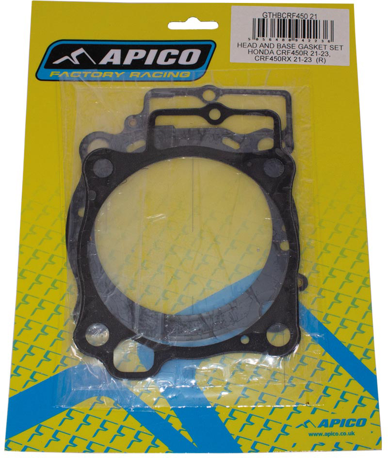 HEAD AND BASE GASKET SET HONDA CRF450R 21-23, CRF450RX 21-23 (R) APICO 