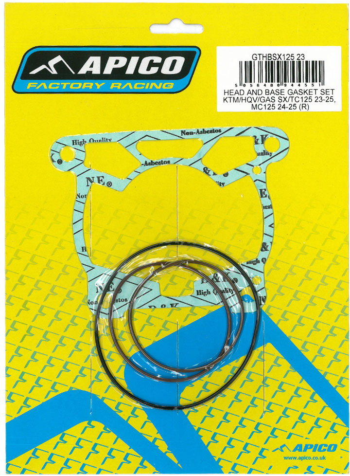 HEAD AND BASE GASKET SET KTM / HQV / GAS SX / TC125-150 23-25, EXC APICO 