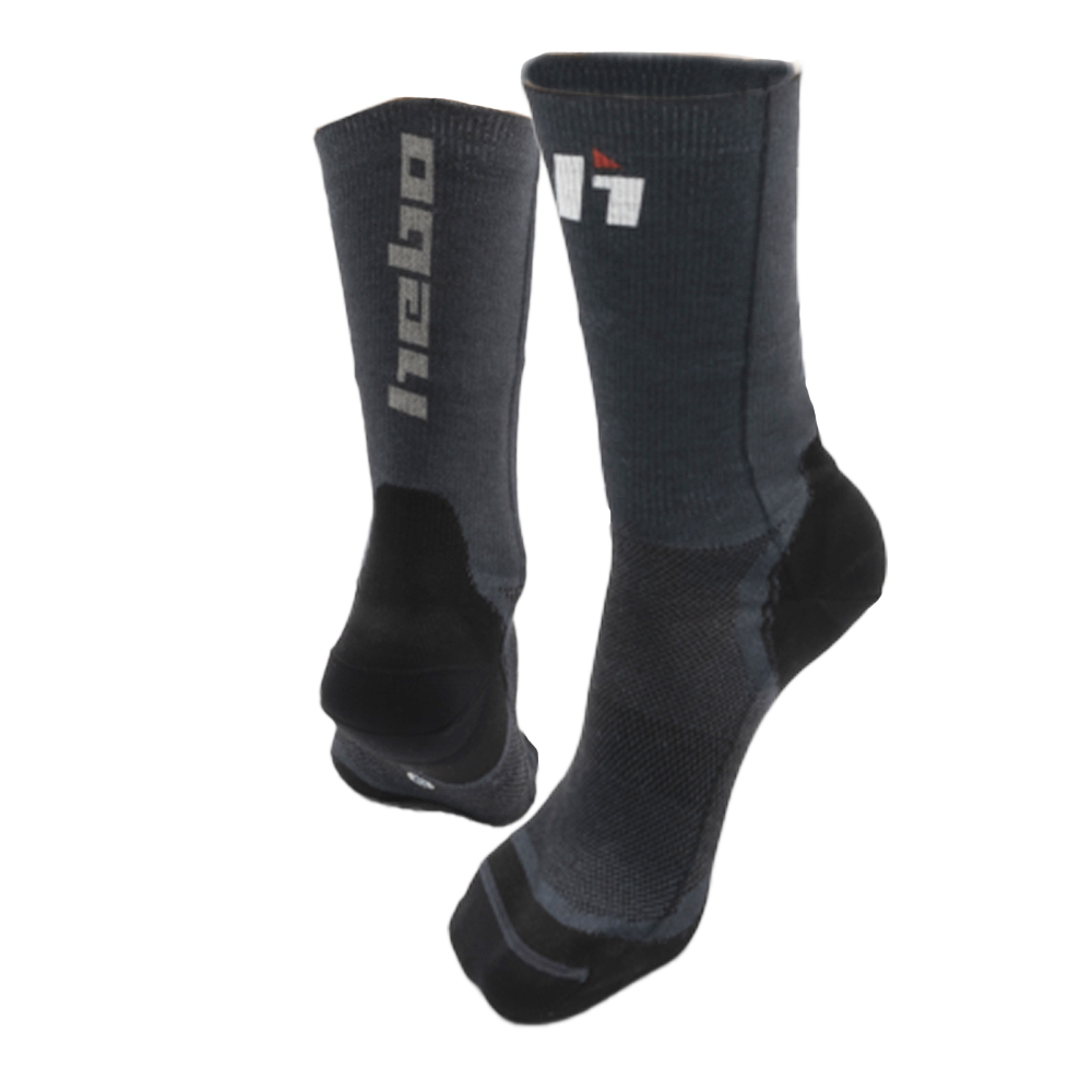 Meias de Meia Perna SOLID Cinza HEBO 