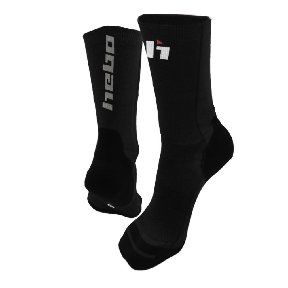 Meias de Meia Perna SOLID Pretas 38-42 HEBO 