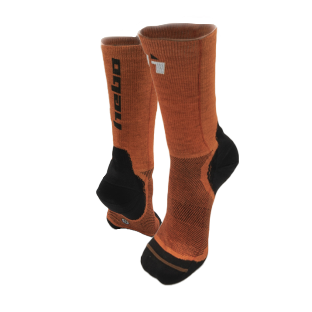 Meias de Meia Perna SOLID Laranja HEBO 