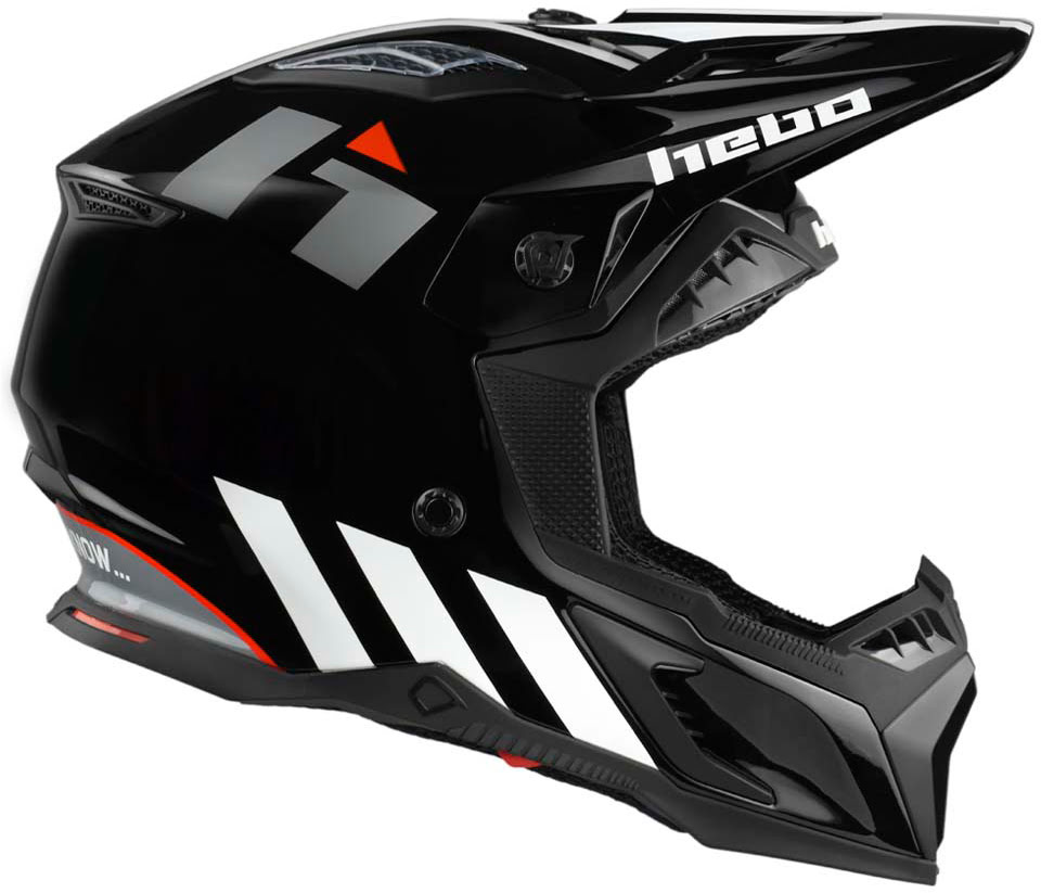 Helmet HMX-FO1 REPLICA POL TARRES Black / White HEBO 