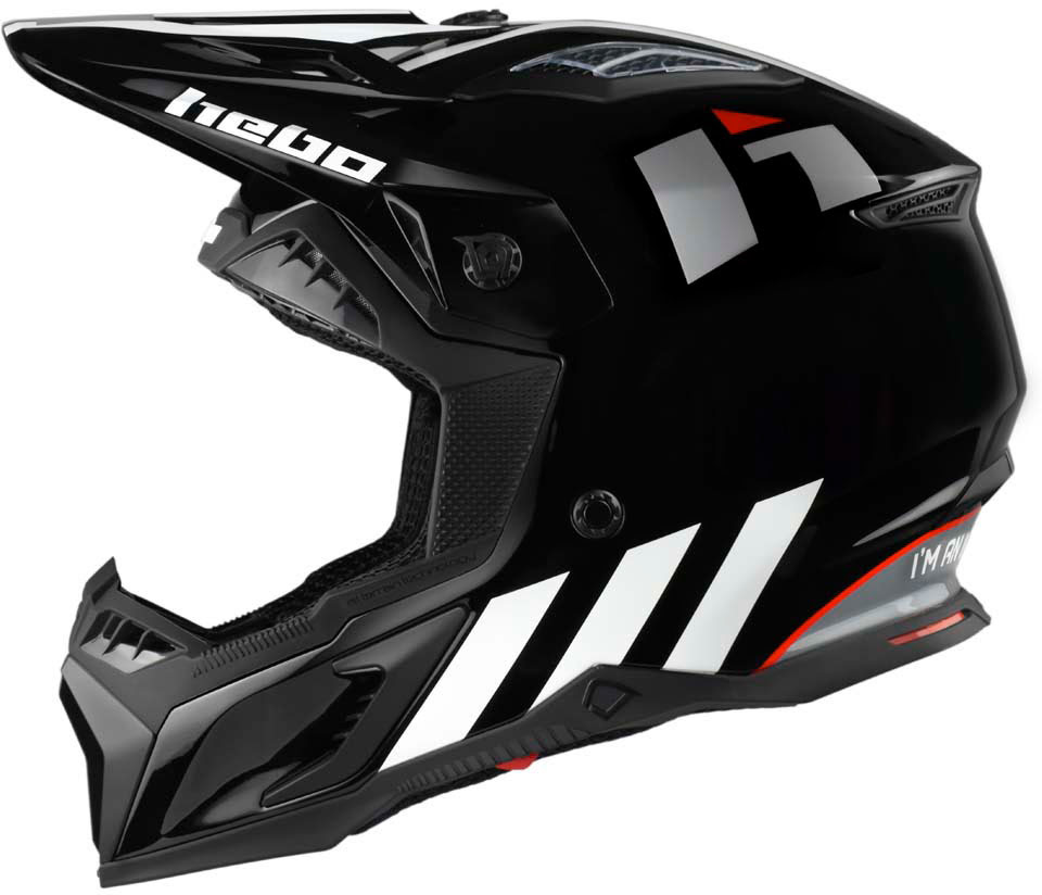 Helmet HMX-FO1 REPLICA POL TARRES Black / White HEBO 