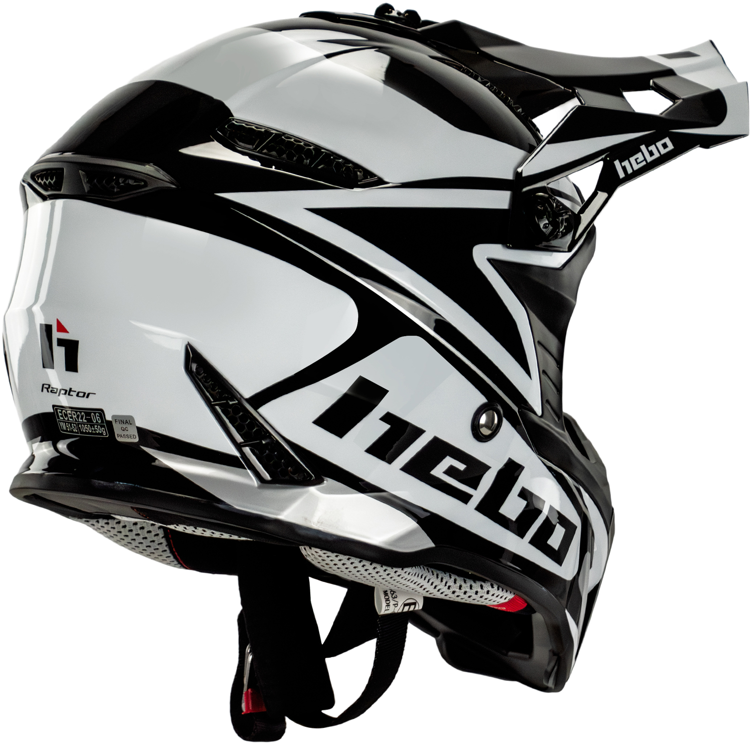 Helmet Kids MX 323 RAPTOR HEBO 