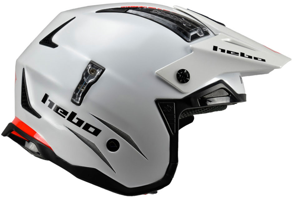 Helmet Trial ZONE 4 MONOCOLOR White (61-62 cm) XL HEBO 