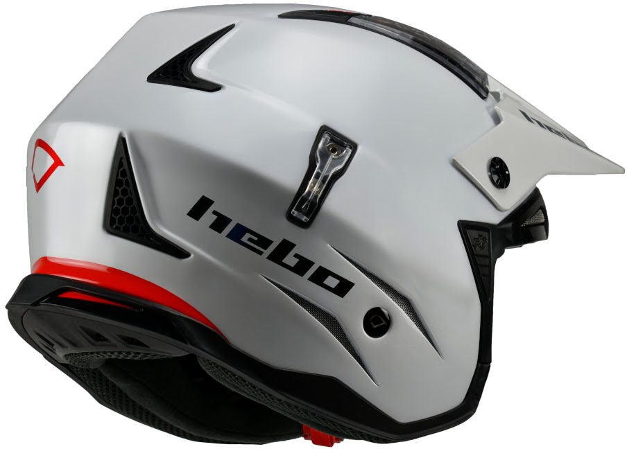 Helmet Trial ZONE 4 MONOCOLOR White (61-62 cm) XL HEBO 