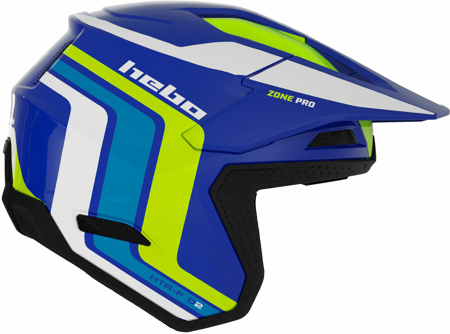 Capacete HTR-F02 ZONE PRO CLASSIC Azul HEBO 