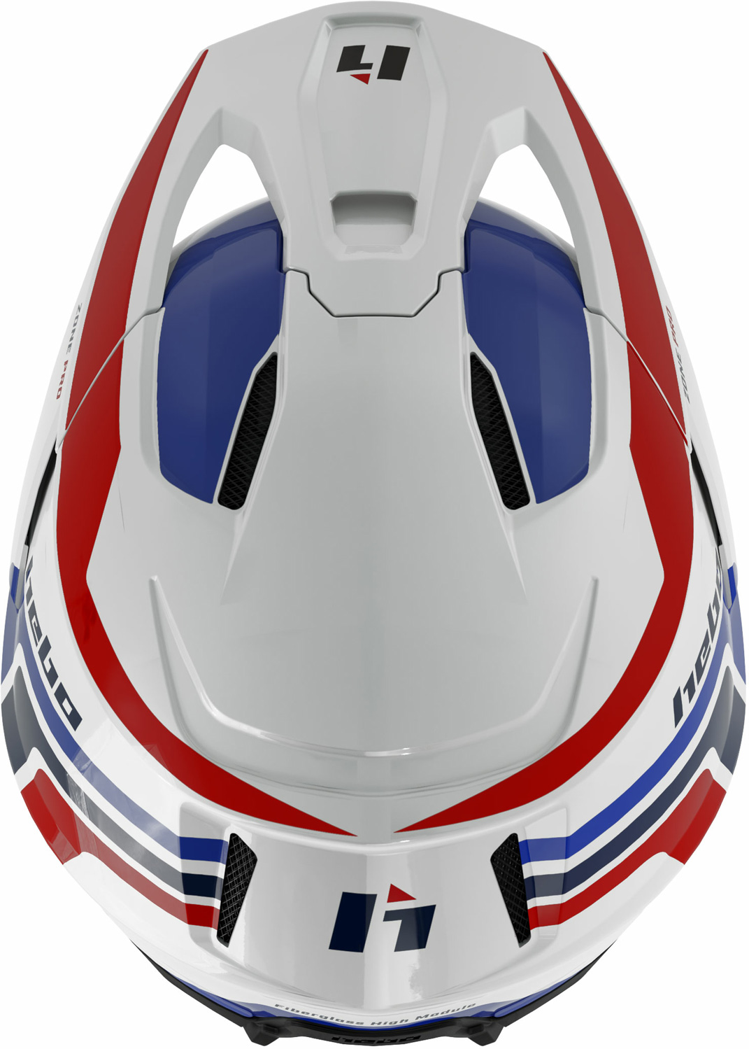 Capacete HTR-F02 ZONE PRO CLASSIC Branco HEBO 