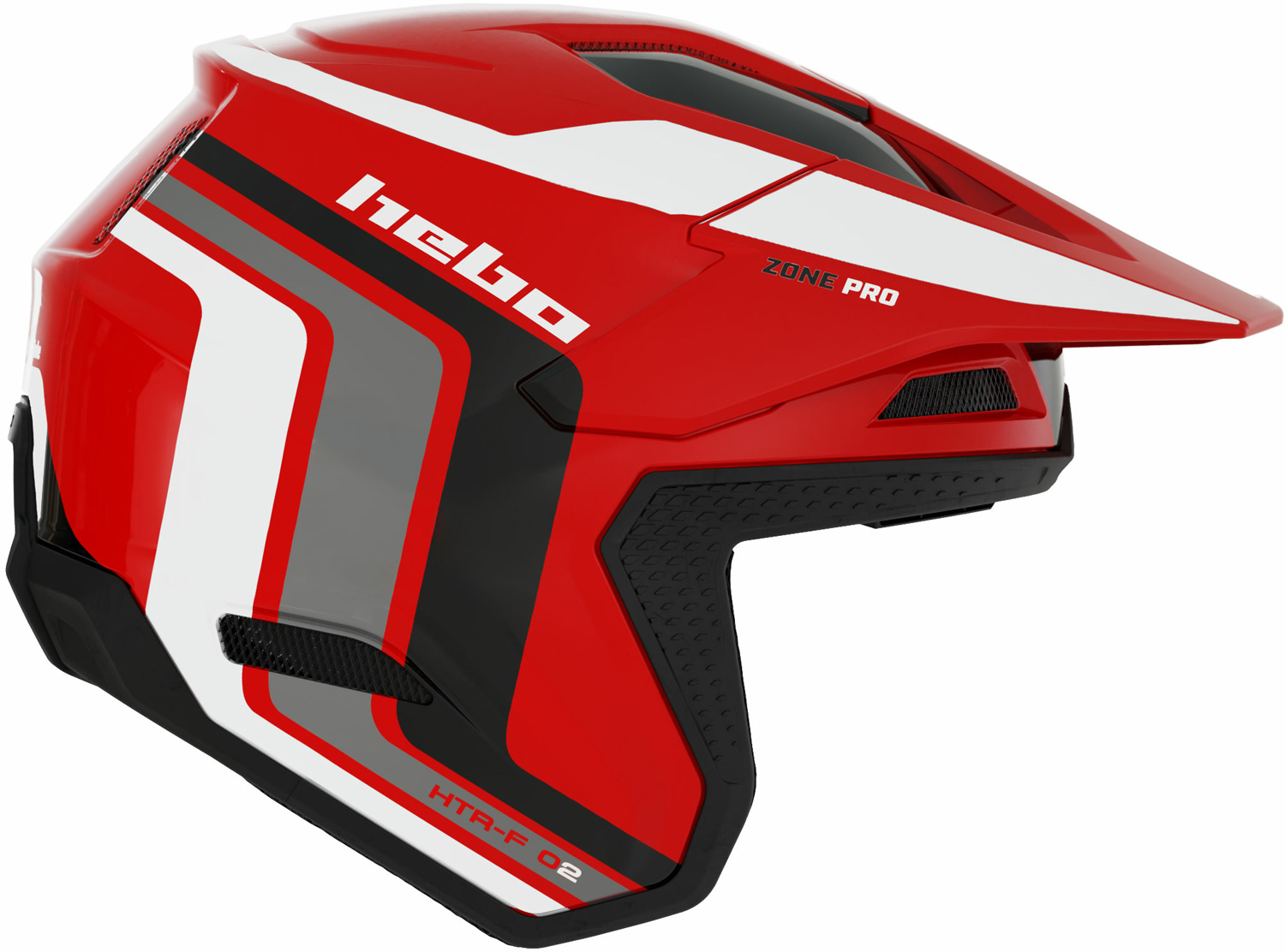 Capacete HTR-F02 ZONE PRO CLASSIC Vermelho HEBO 