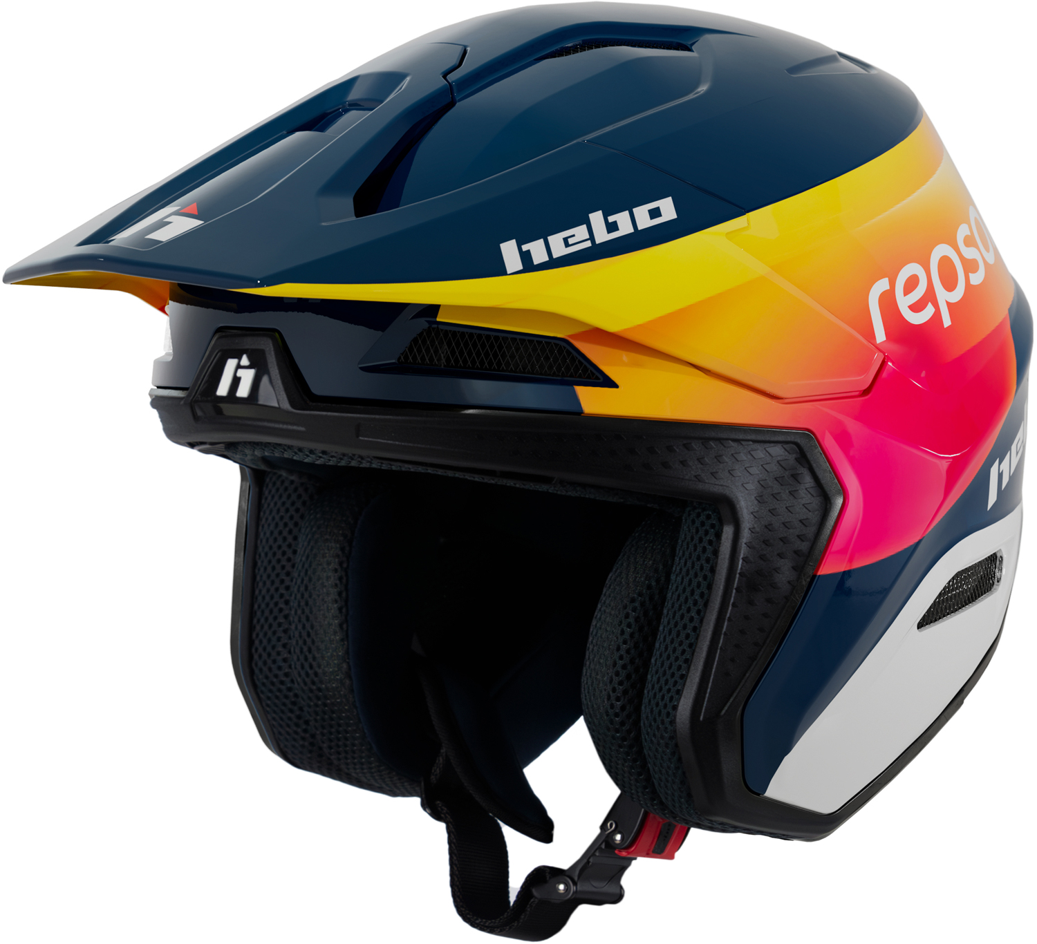Helmet HTR F02 ZONE PRO TEAM Blue HEBO 