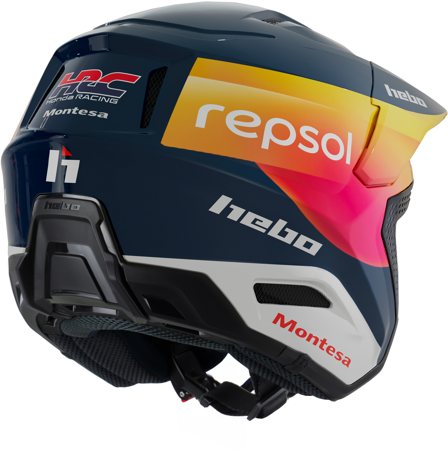 Helmet HTR F02 ZONE PRO TEAM Blue HEBO 