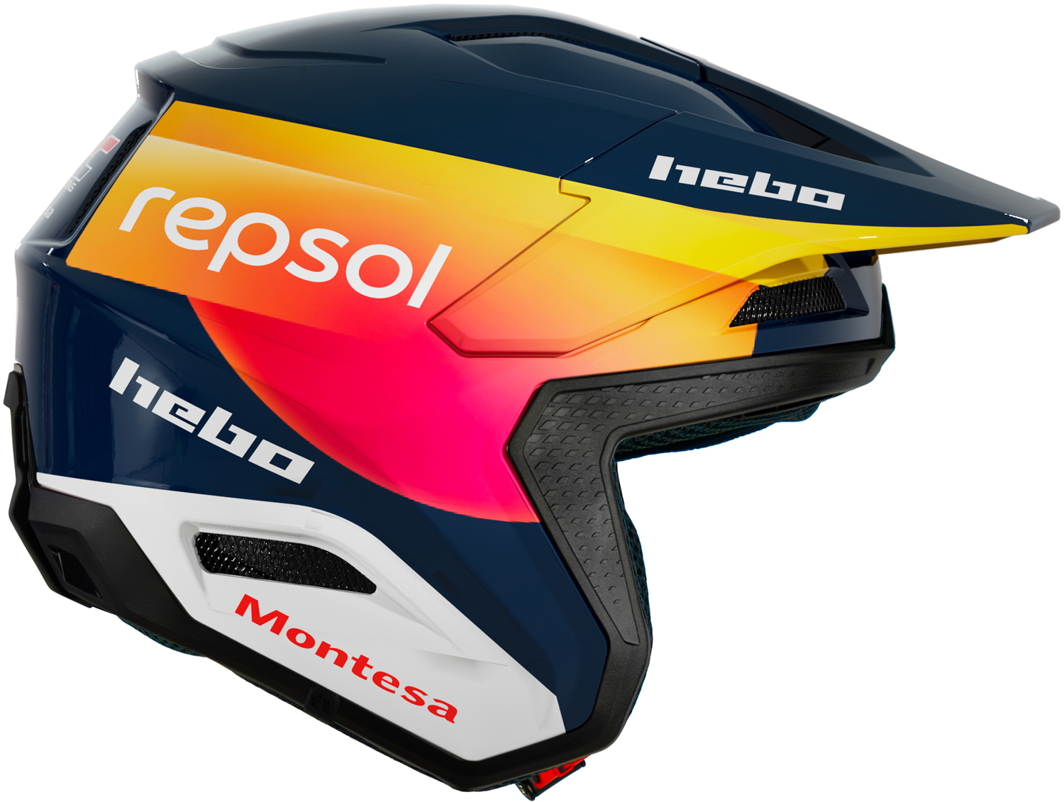 Helmet HTR F02 ZONE PRO TEAM Blue HEBO 