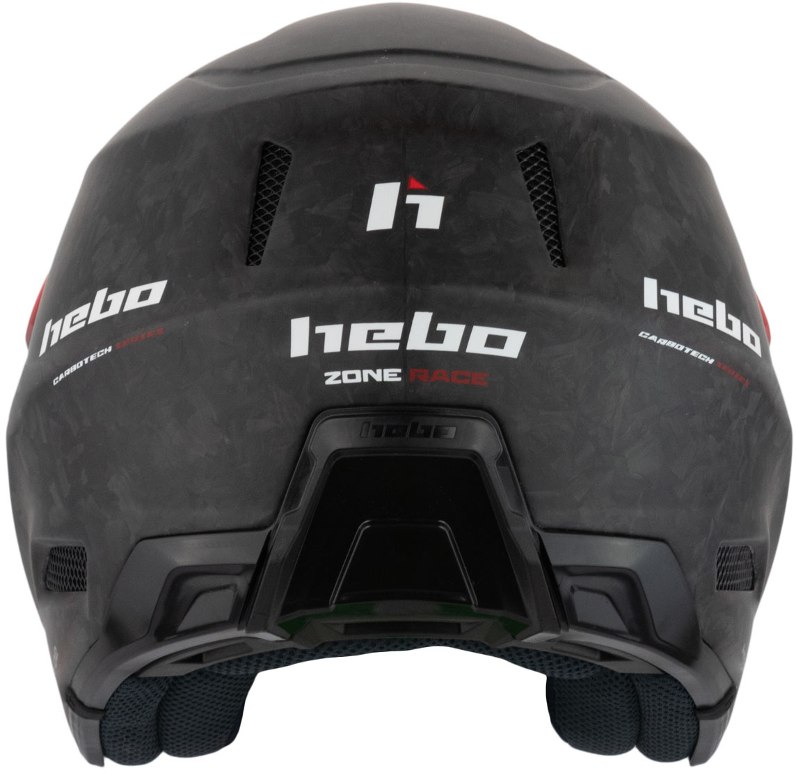 Capacete HTR-C02 ZONE RACE CARBON FORGED Preto Mate HEBO 
