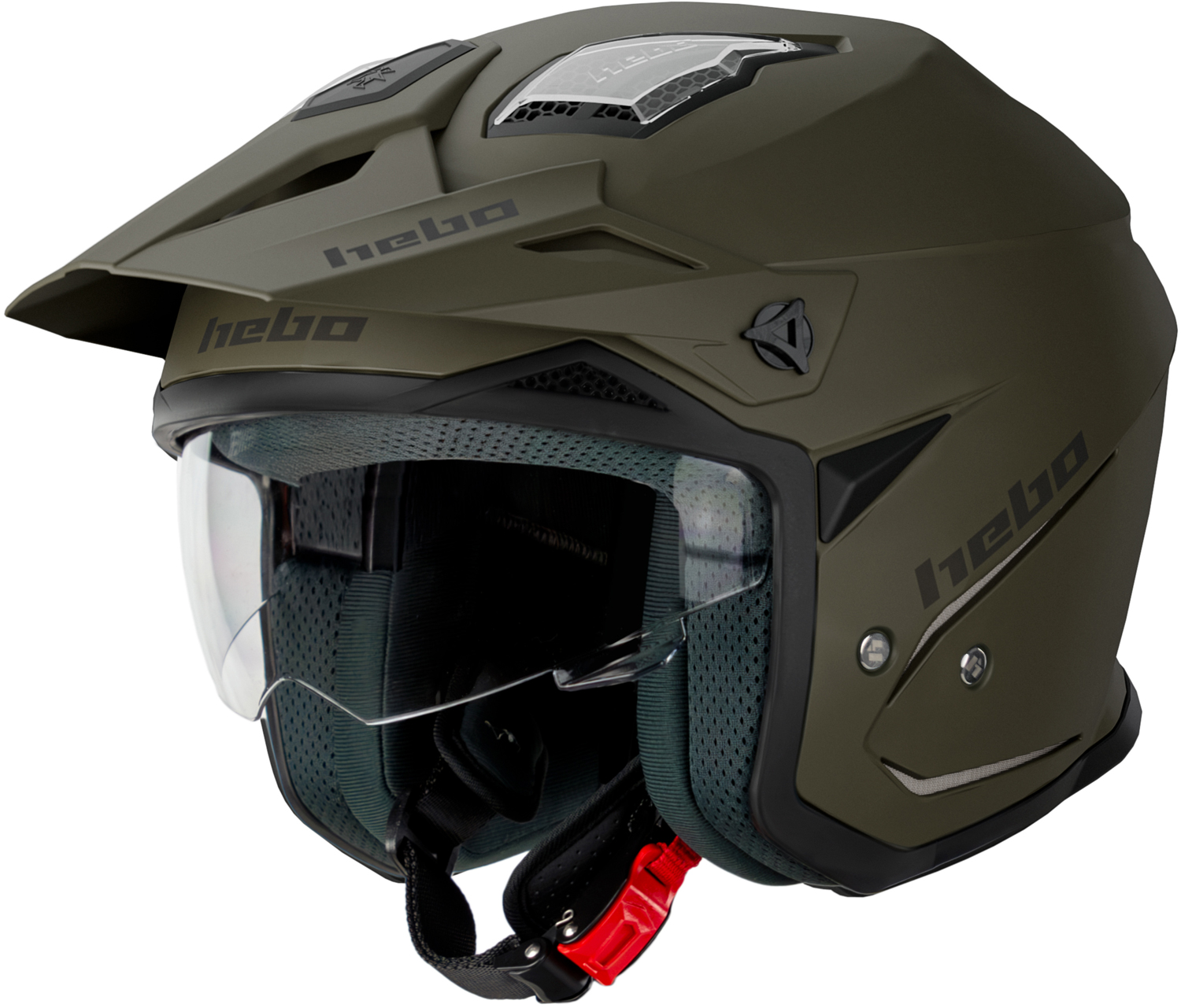 Capacete HTR-P01 V6 MONO DUO MATE Caqui HEBO 