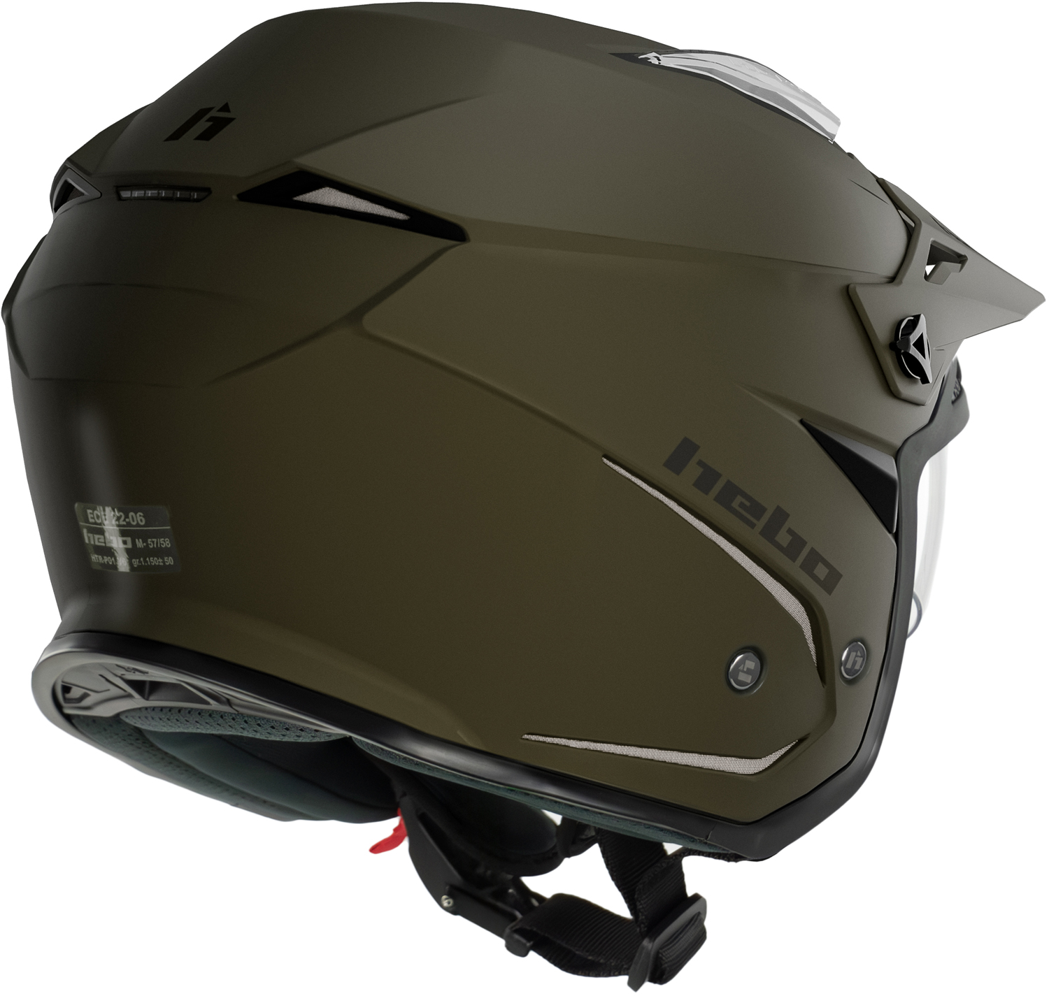Capacete HTR-P01 V6 MONO DUO MATE Caqui HEBO 