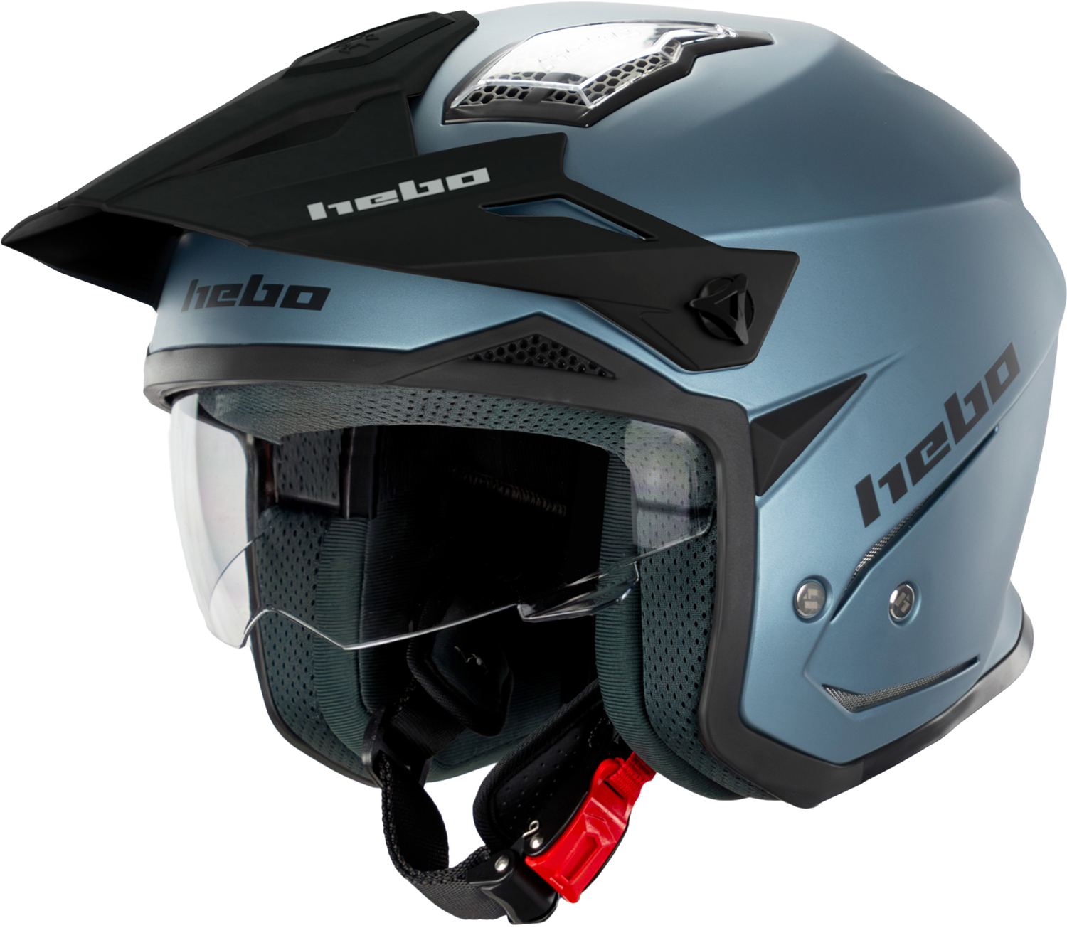 Helmet HTR-P01 V6 MONO DUO MATE Blue HEBO 