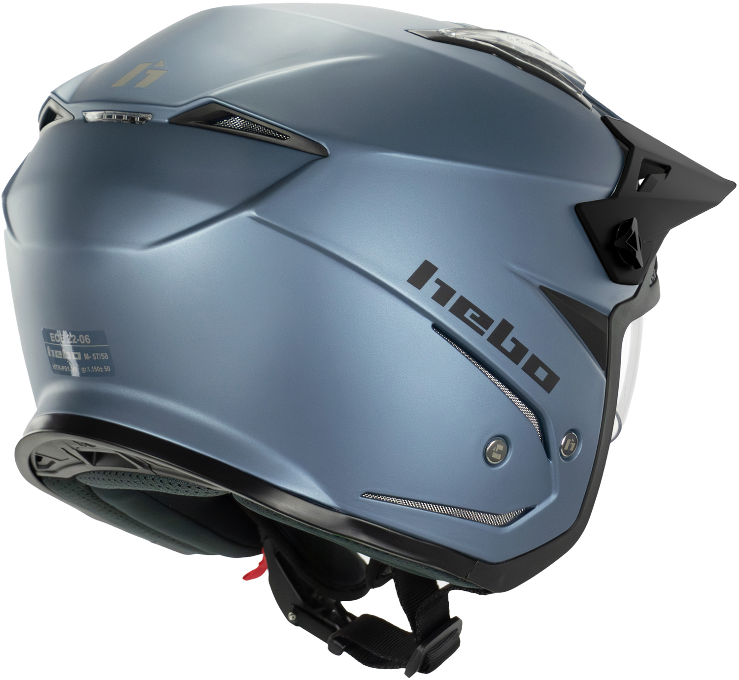 Helmet HTR-P01 V6 MONO DUO MATE Blue HEBO 