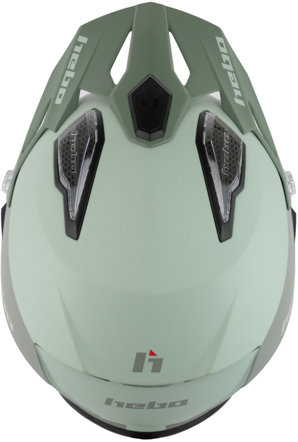 Capacete HTR-P01 V6 ZONE 5 BICOLOR Verde HEBO 
