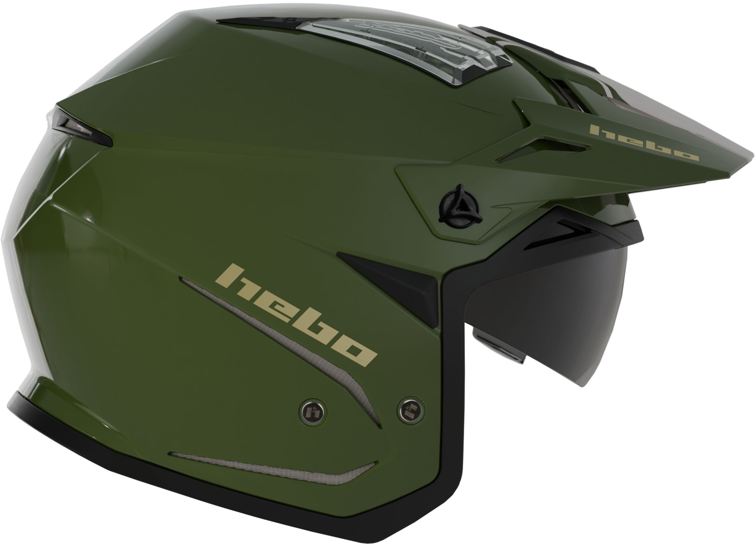 Capacete HTR-P01 V6 LINE Verde HEBO 