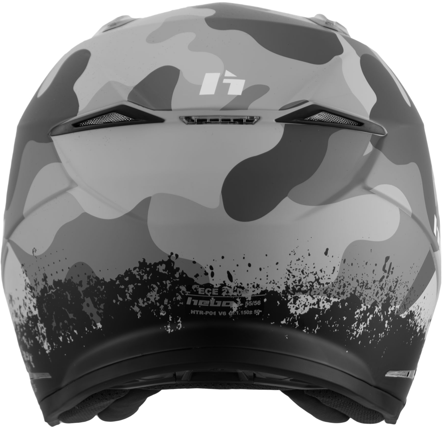 Helmet HTR-P01 V6 CAMO MATE Black HEBO 