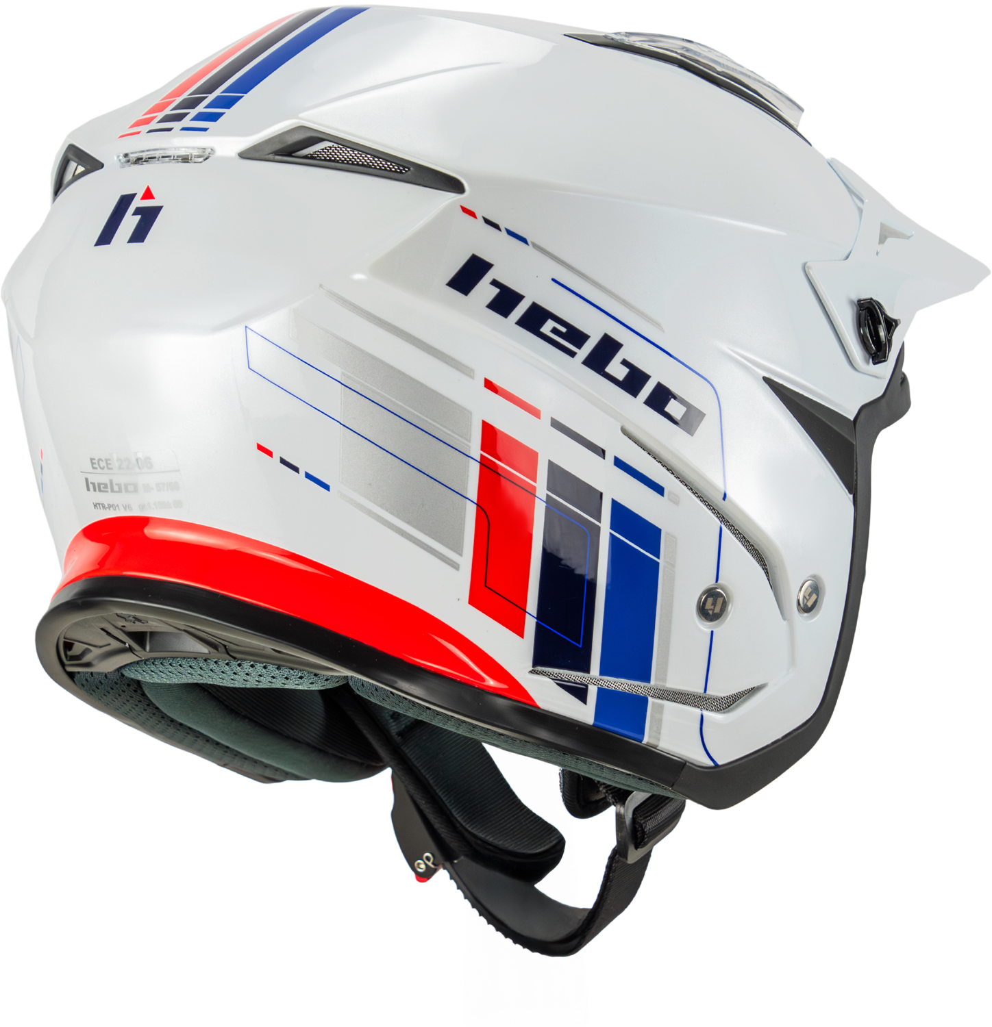 Capacete HTR-P01 V6 R.S. Branco HEBO 