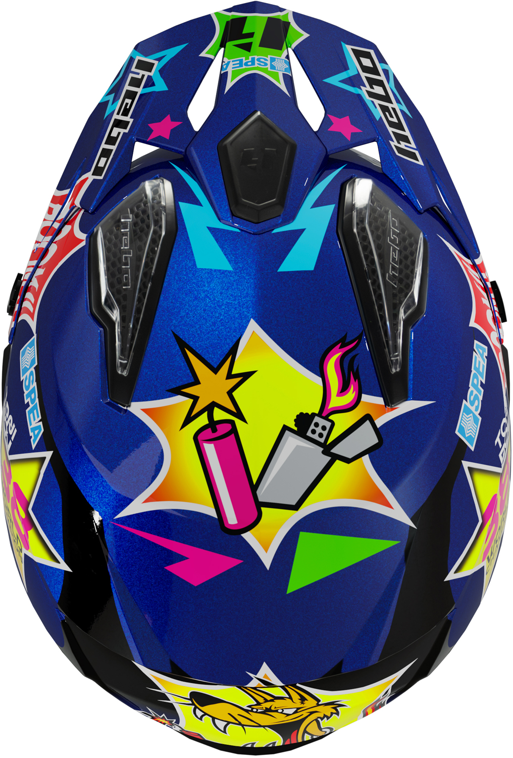 Helmet HTR-P01 V6 TONI BOU 38 Blue HEBO 