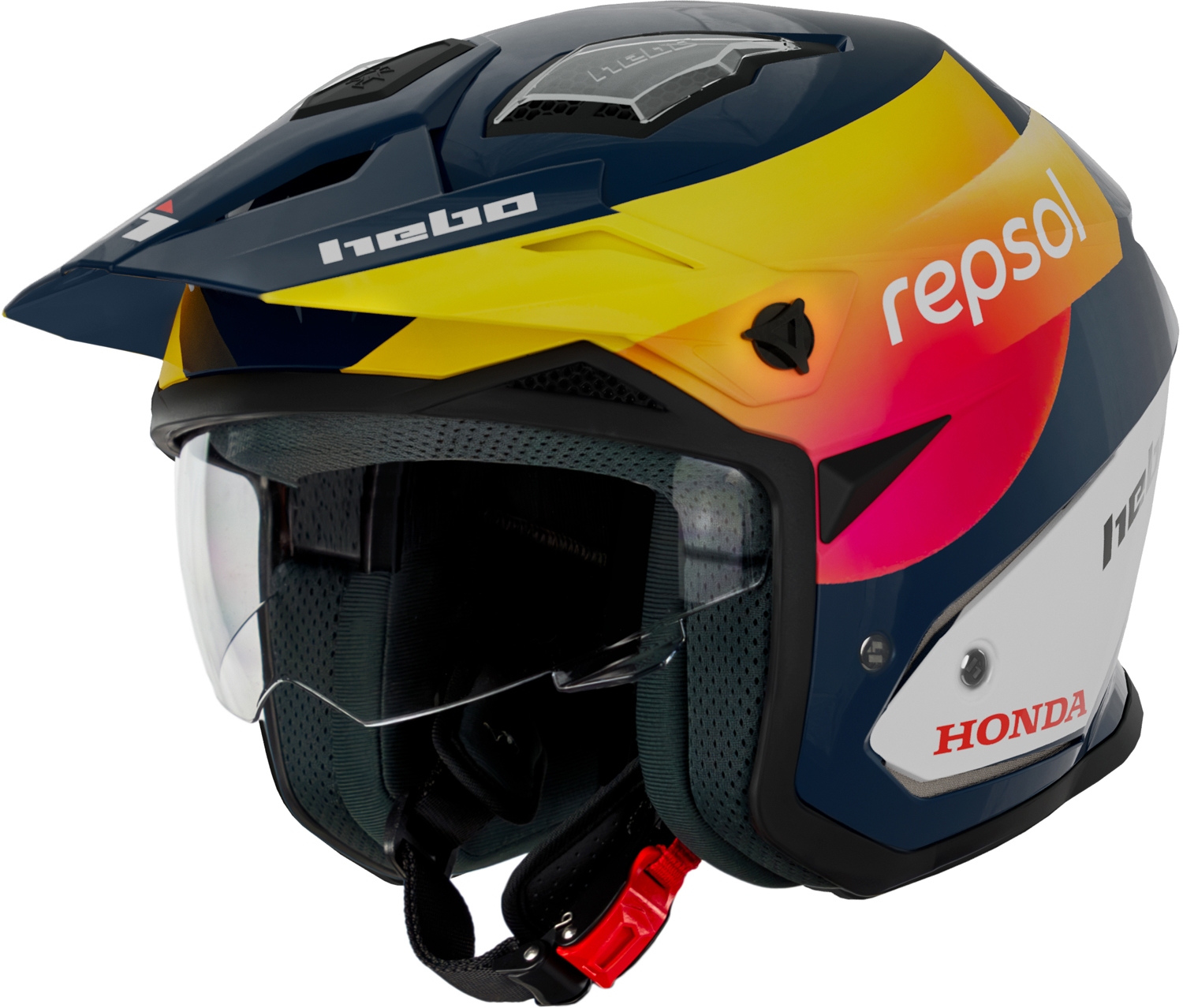 Helmet HTR-P01 V6 MONTESA TEAM Blue HEBO 