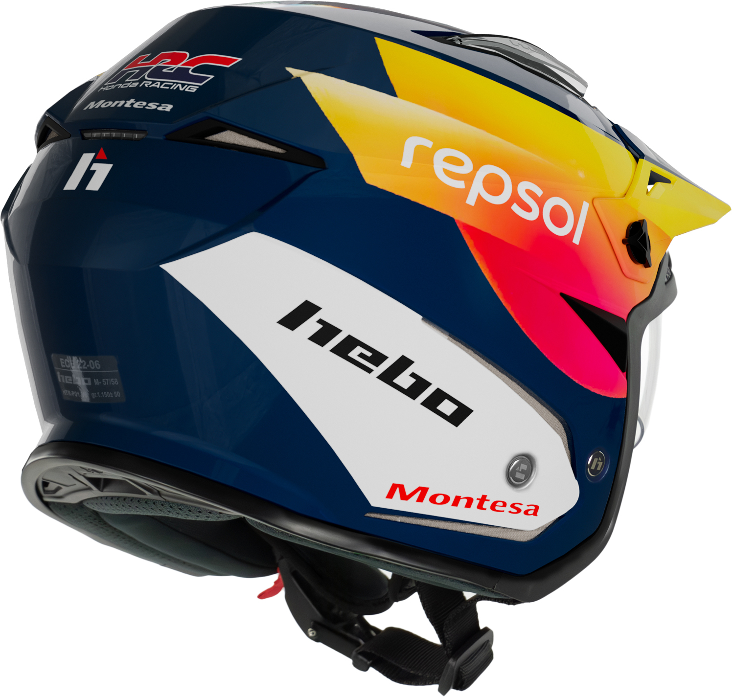 Helmet HTR-P01 V6 MONTESA TEAM Blue HEBO 