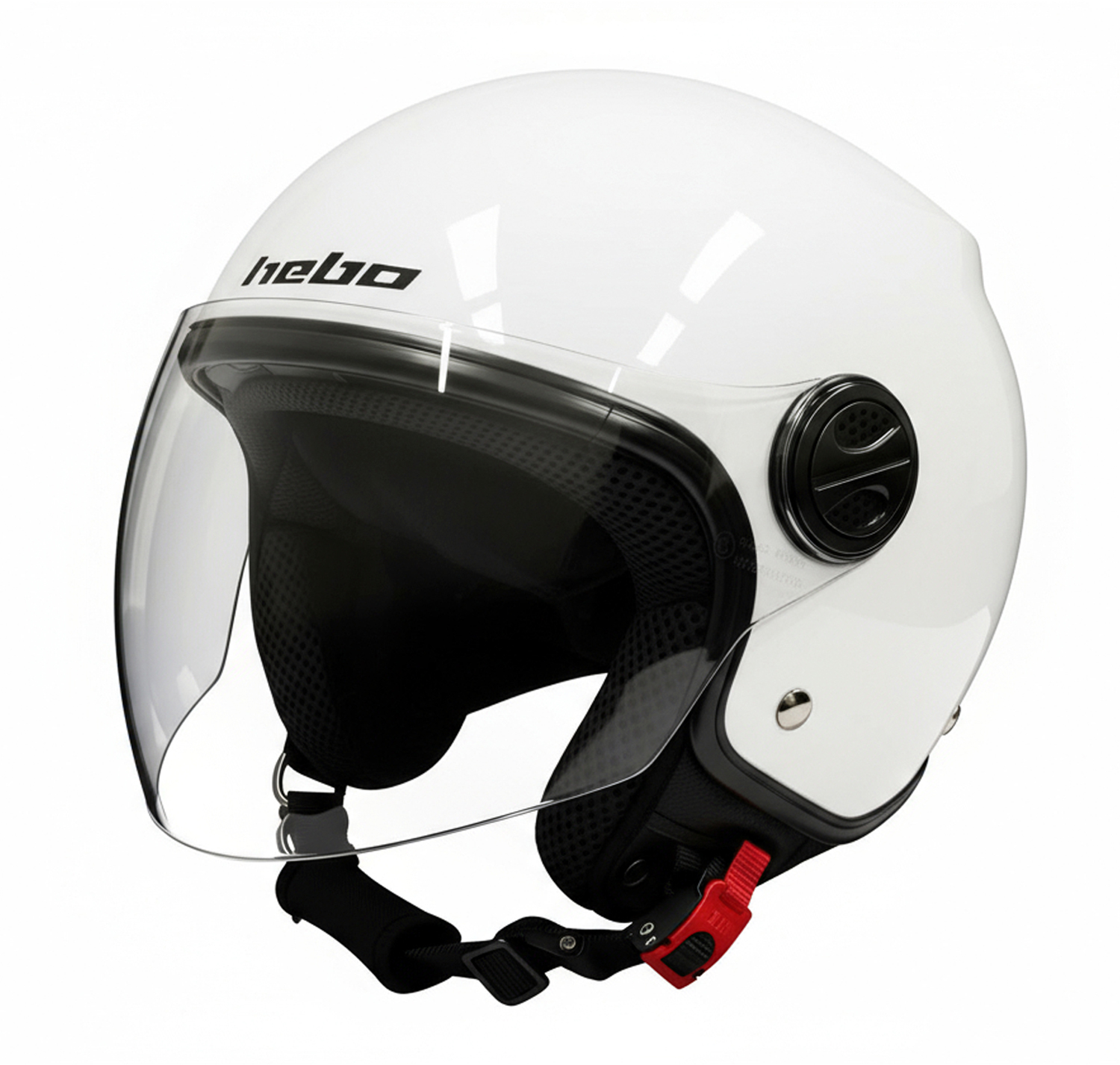 Helmet Jet OF819 STREET ONE White HEBO 
