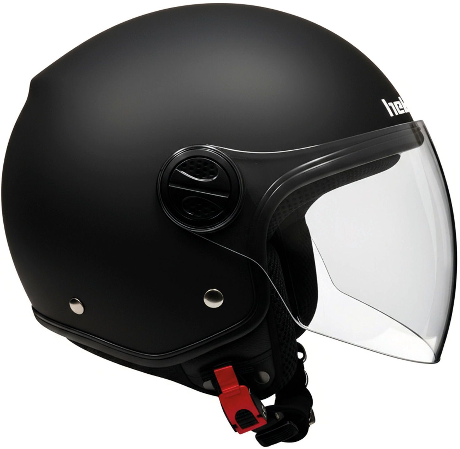 Helmet Jet OF819 STREET ONE Black Matt HEBO 